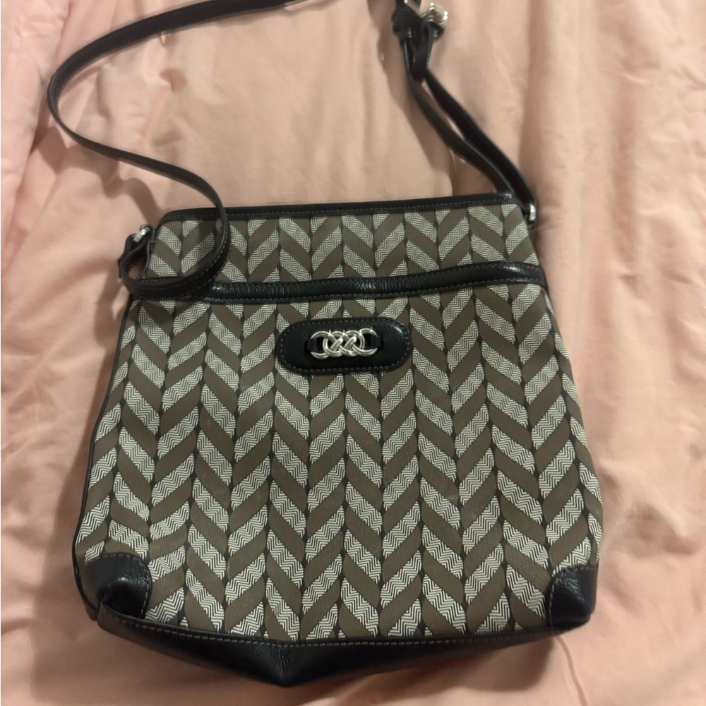 Elegant Brighton Black and Gray Women's Bag